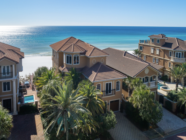Destin Beachfront Vacation Rental - Luxury Gulf Front Home with Pool & Theatre
